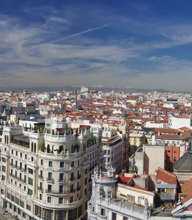 Image de la ciudad de Madrid desde la Azotea del Círculo de Bellas Artes