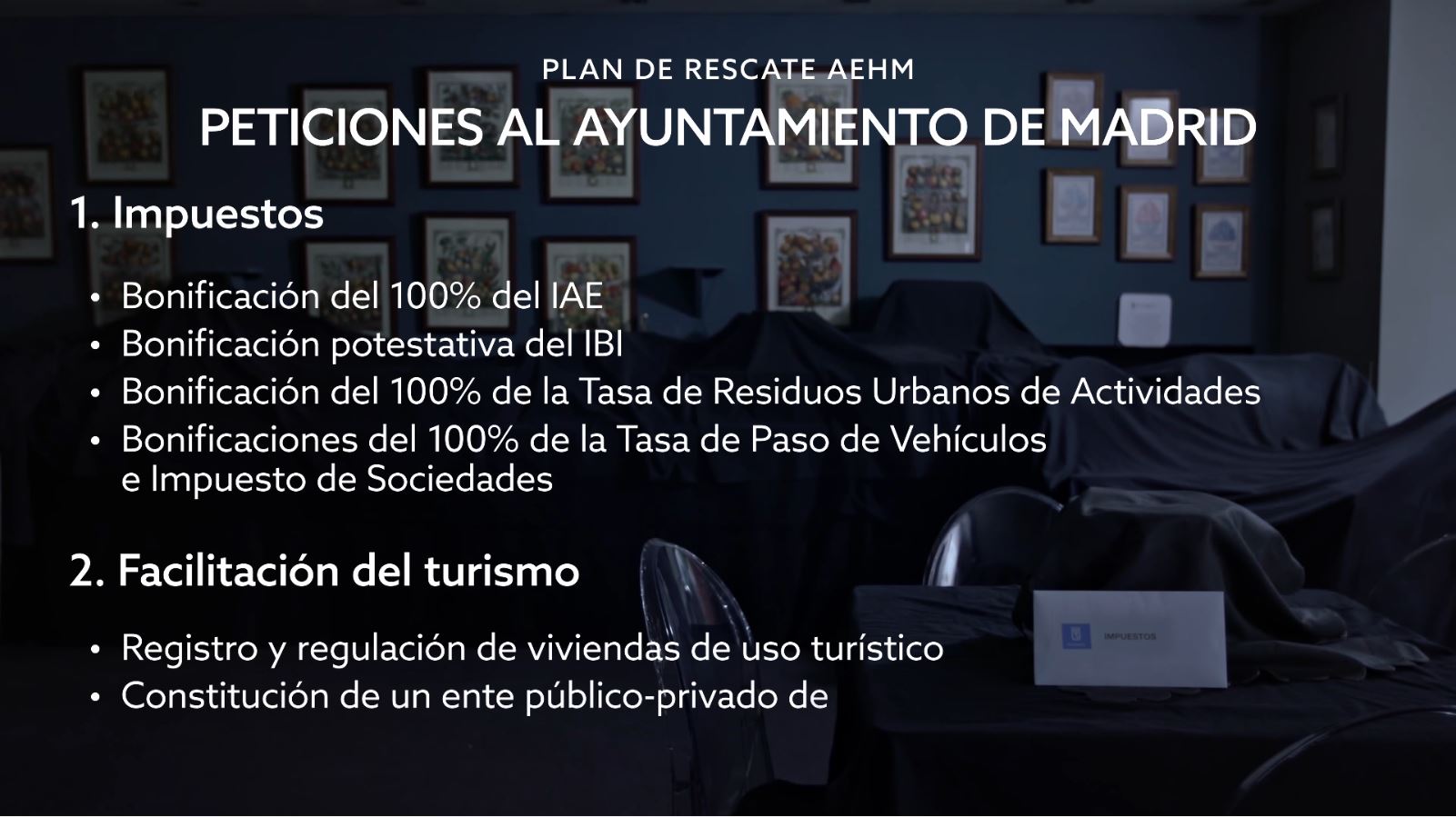 Peticiones al Ayuntamiento de Madrid
