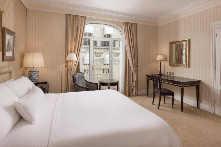 Habitación del Hotel Palace en Madrid